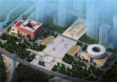 鹰潭博物馆、科技馆、文化艺术中心和青少年宫(图1)